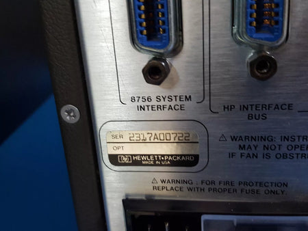 HP 8756A Scalar Network Analyzer Untested (0722)