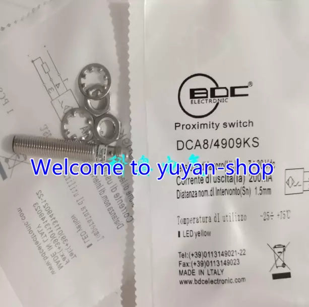 1PCS NEW FOR BDC Proximity Switch Sensor DCA8/4909KS - XG eqpt