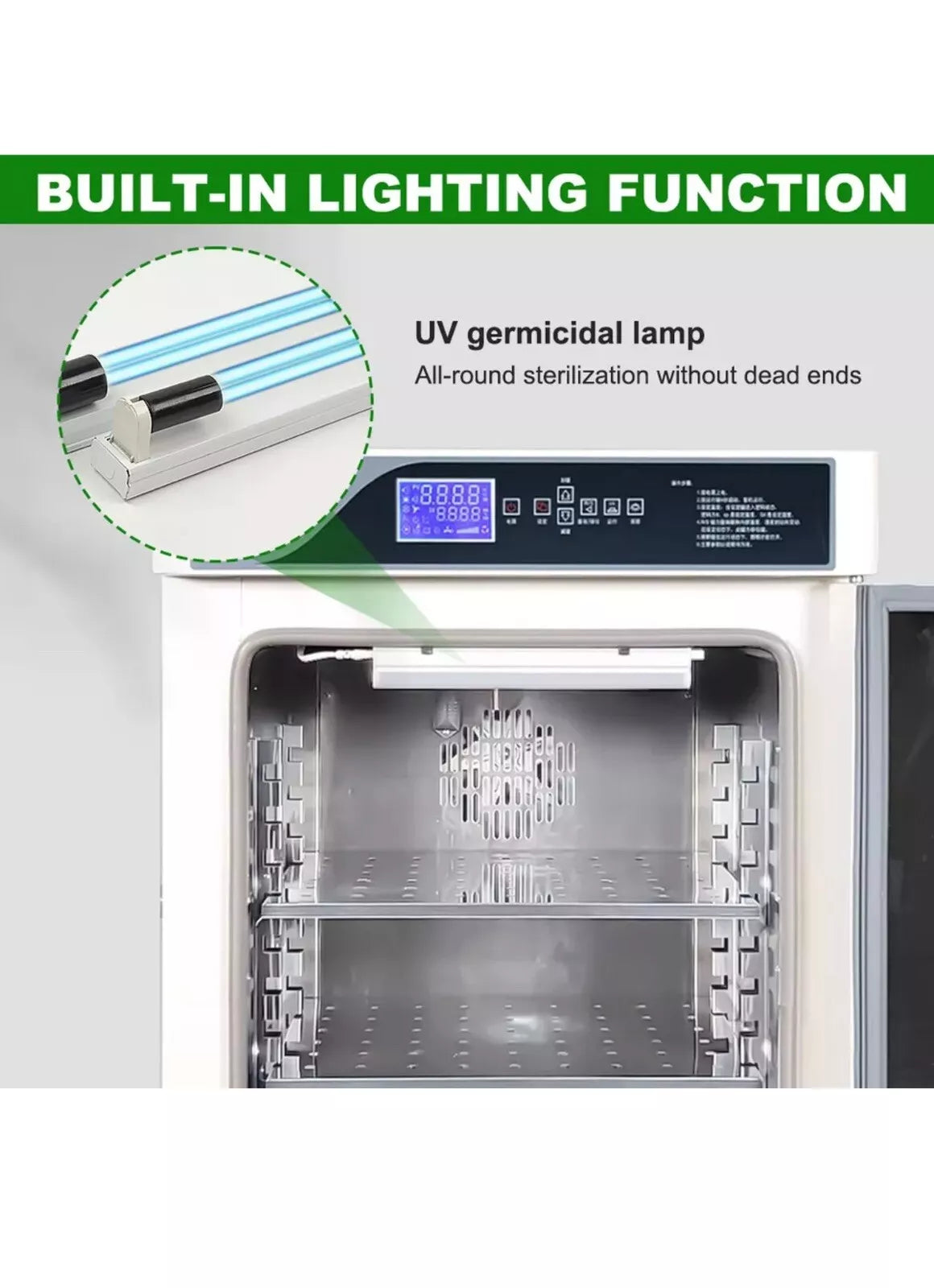 Lab Humidity Chamber Temp Humidity Cabinet Machine Heating Cooling Box 0-60℃