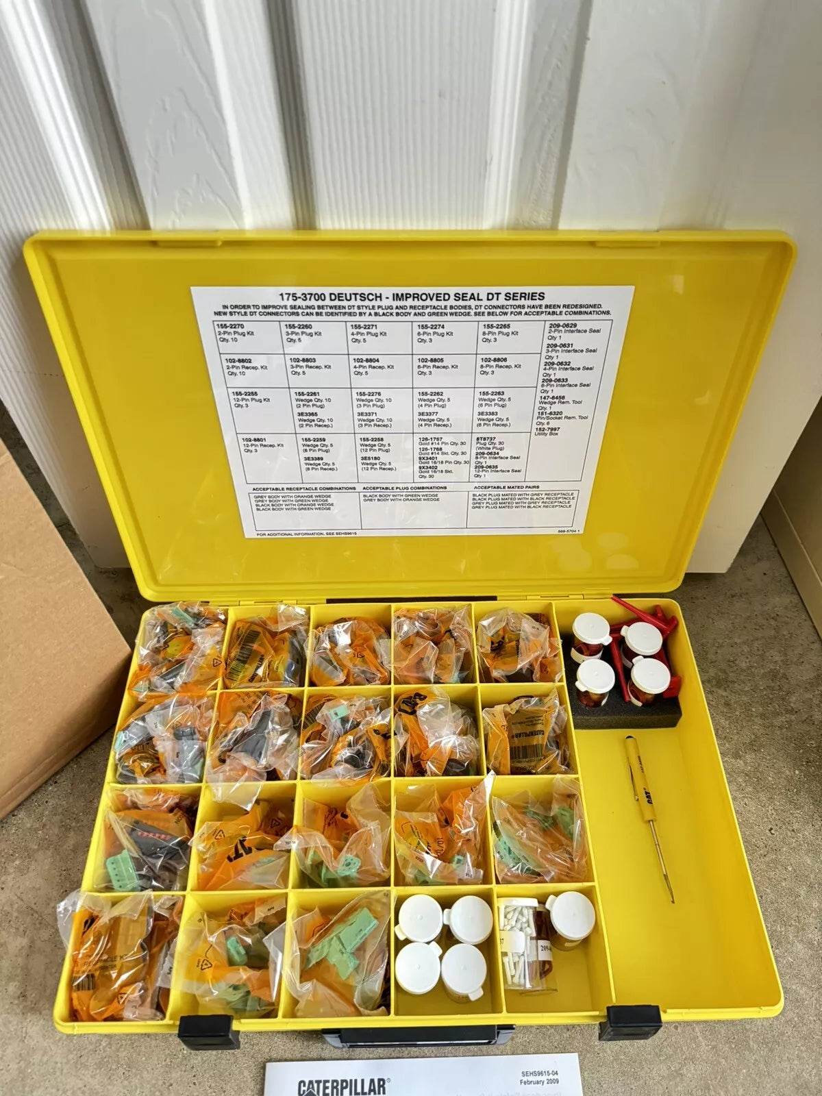 Caterpillar 175-3700 Deutsch Seal DT Series Field Service Kit