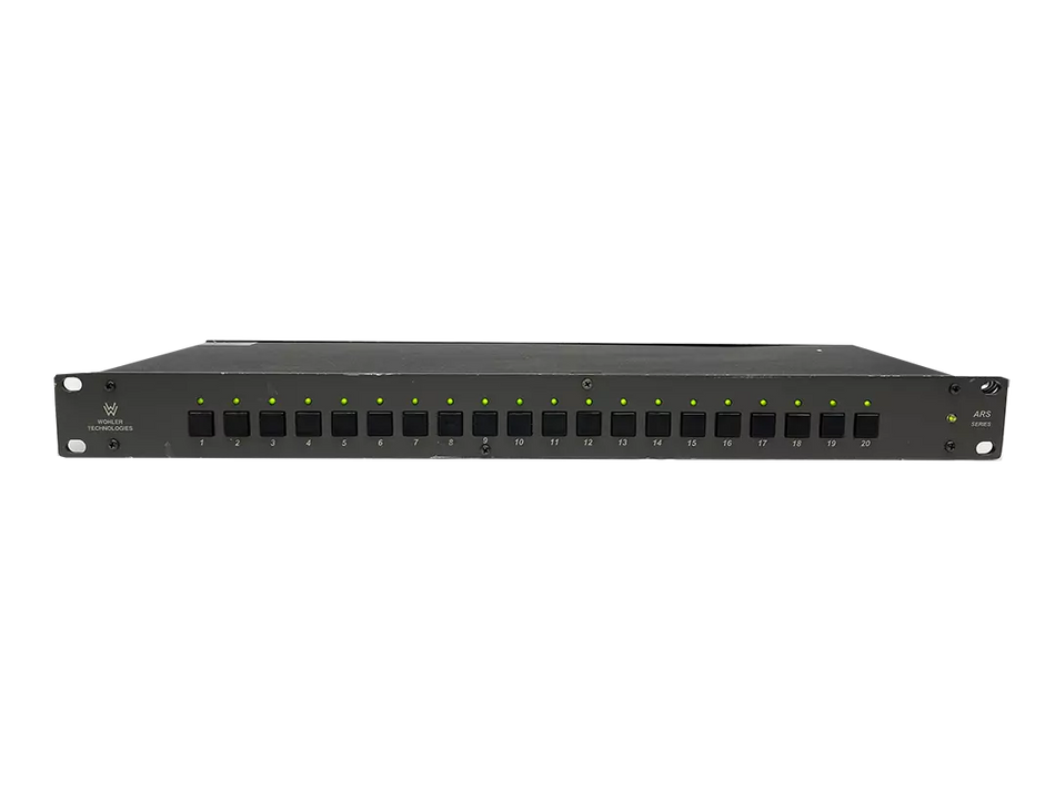Wohler ARS-42D - 20 Mono Inputs to Single Group Output Switchable Audio Router