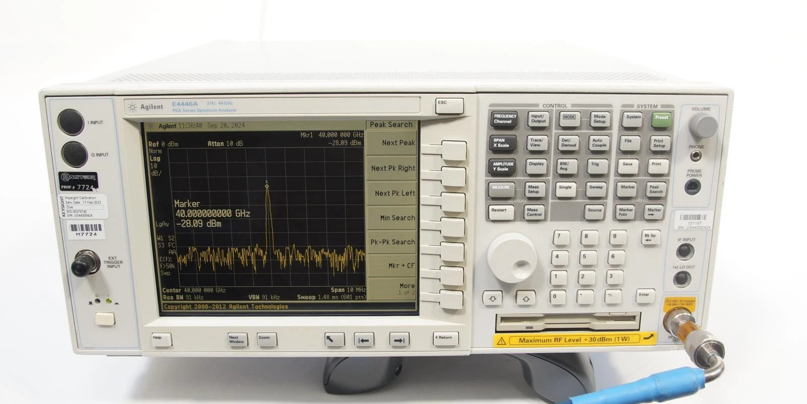 Keysight Agilent 34980A Multifunction Switch / Measure Unit with 34945A Board