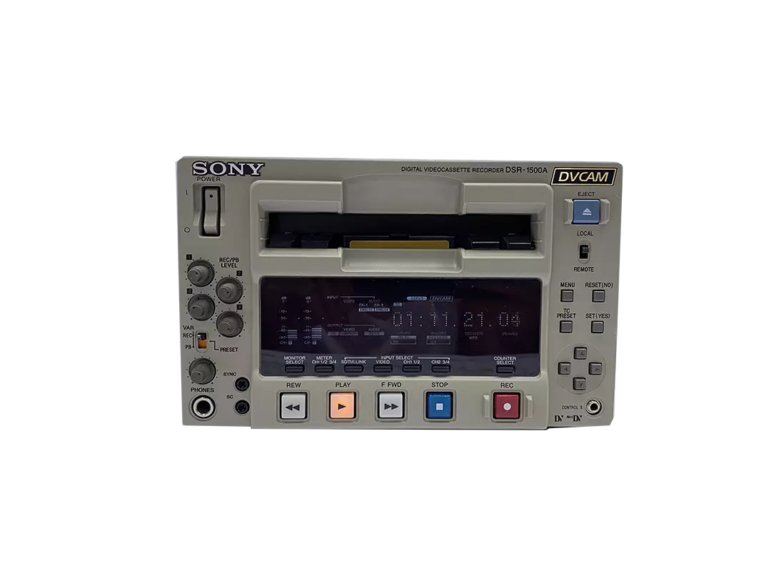 Sony DSR-1500A DVCAM 600 Hours Digital Videocassette Recorder