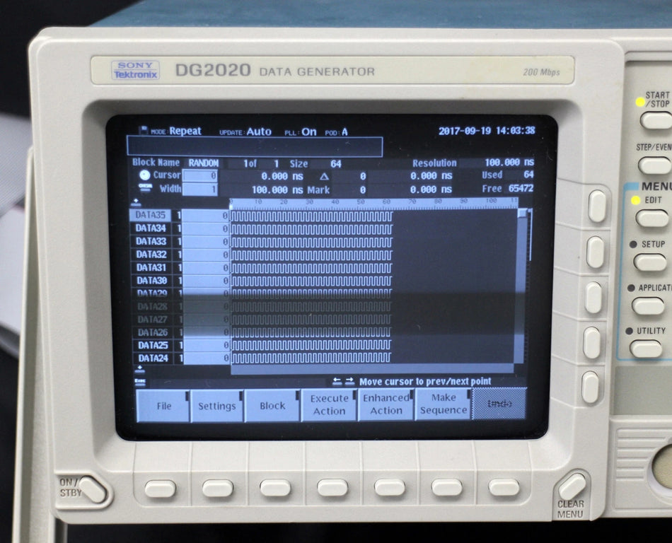 Tektronix DG2020 200MHZ DATA GENERATOR