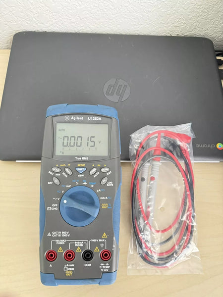 Agilent U1252A True RMS Multimeter with Leads - Reliable Measurement Tool for Professionals