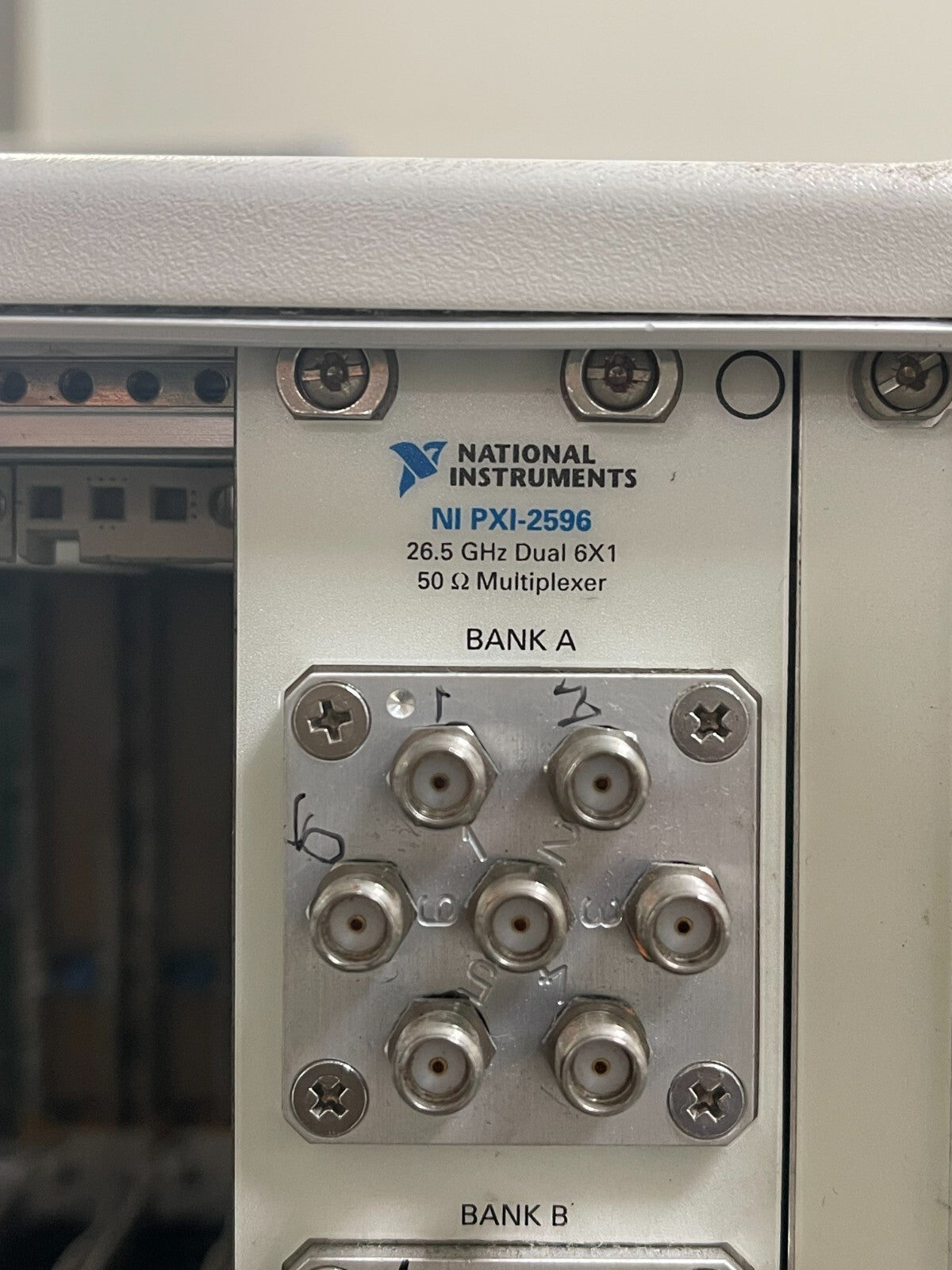 National Instruments PXI-2596 26.5GHz Dual 6X1 Multiplexer +PXI-1033 PXI Chassis - XG eqpt