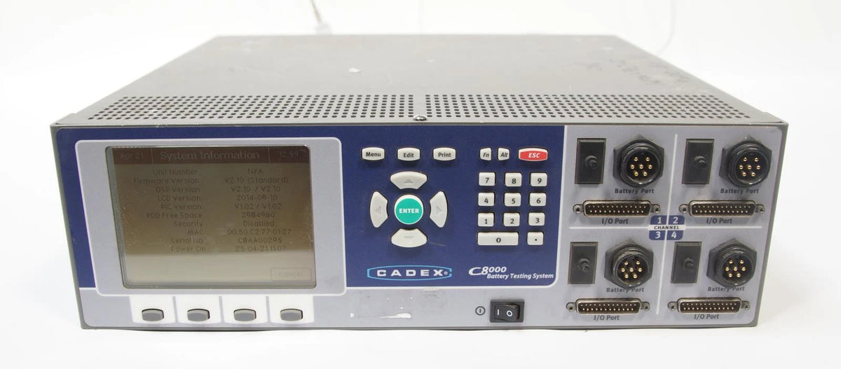 Cadex C8000 Advanced GSM, CDMA, Digital Battery Testing System