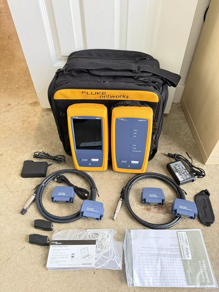 Fluke Networks DSX-5000 Versiv Cat6 Cable Certifier Tester Kit