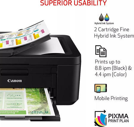 Canon PIXMA TR4720 Wireless All-in-One Printer for Home Use Automatic Document