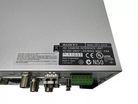 Sony HFU-X310 Optical Fiber Interface Unit with SDI Card HFBK-SDI