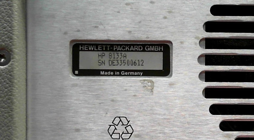 Agilent Keysight 8133A High-Speed Pulse Generator 33MHz to 3GHz DE33500612
