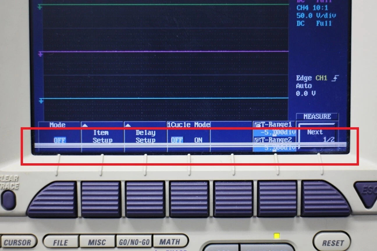 YOKOGAWA DL1740 DC-500MHz 4ch 1MW Digital Oscilloscope
