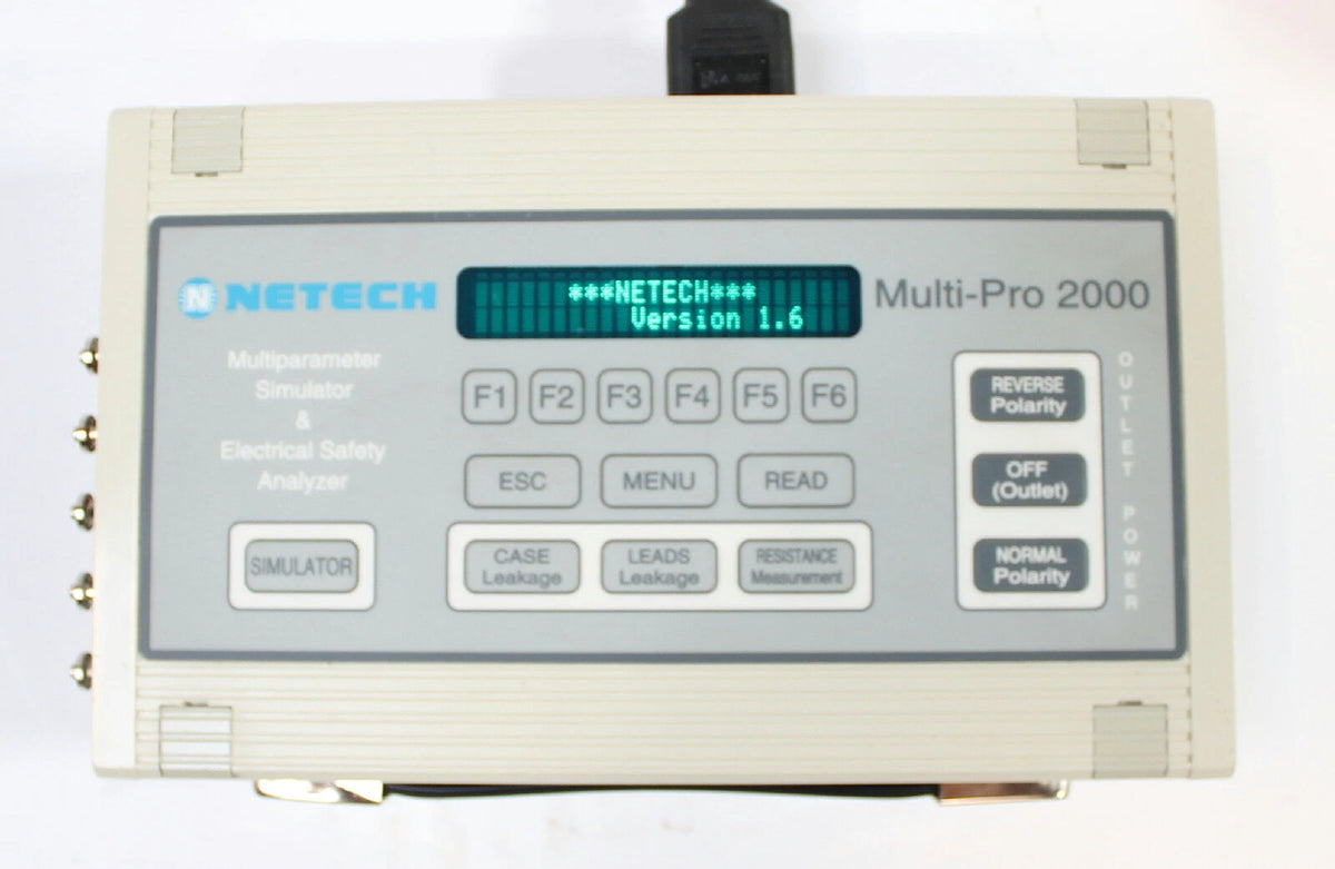 Netech Multi-Pro 2000 Biomed Safety Tester Analyzer