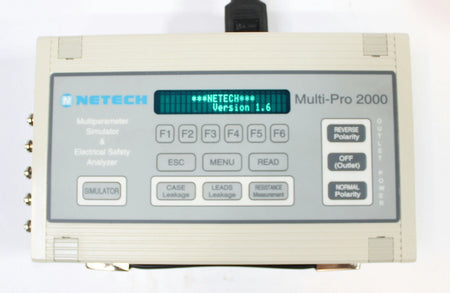 Netech Multi-Pro 2000 Biomed Safety Tester Analyzer