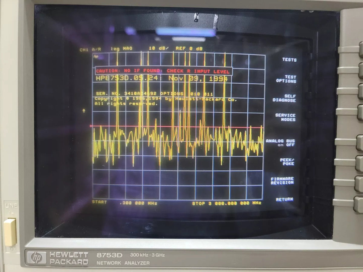 HP 8753D 300kHz-3GHz Network Analyzer As-Is Selling