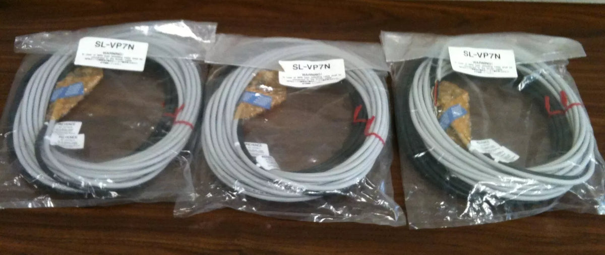 Keyence SL-VP7N-T 7M/NPN/Transmitter & SL-VP7N-R 7M/NPN/Receiver Cables 7M