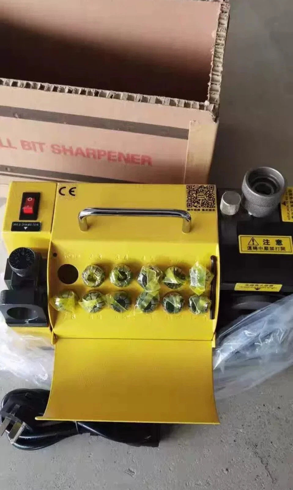MR-13A Drill Bit Sharpener Grinder 100-130 Angle Grinding Machine for 2-13mm