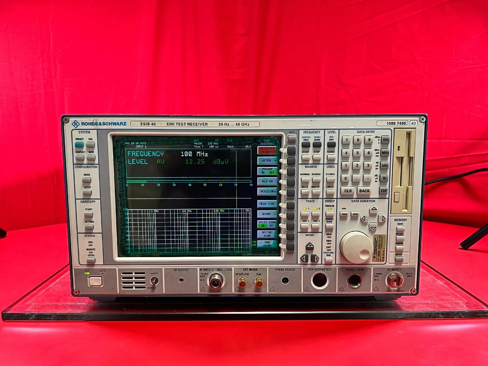 Rohde and Schwarz ESIB40 Opt. B4, B5, B21 Test Receiver 20Hz-40GHz