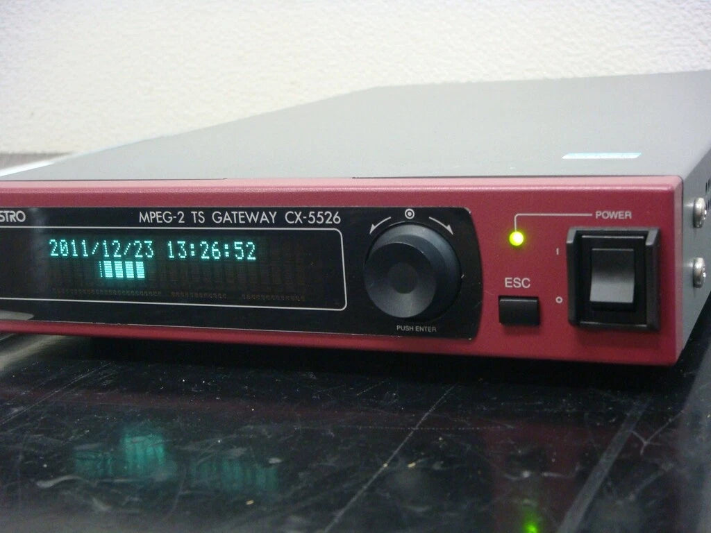 ASTRO DESIGN CX5526 MPEG-2 TS Gateway ASI->LAN->ASI