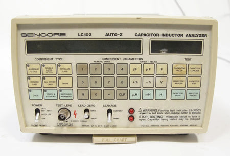 Sencore LC102 Capacitor & Inductor Analyzer AS-IS