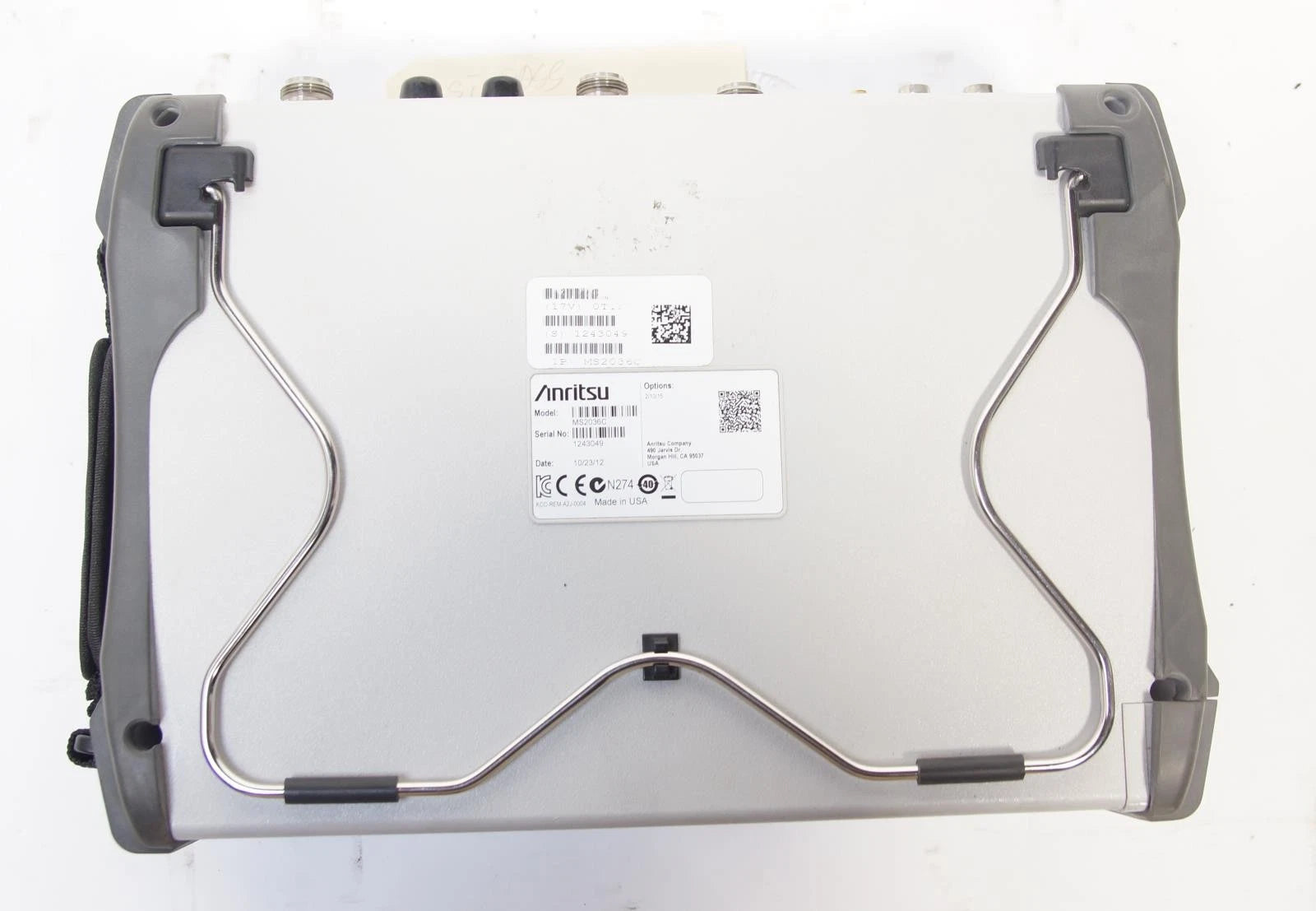 Anritsu MS2036C VNA Master 9MHz to 9GHz Vector Network Analyzer OPT 2/10/15
