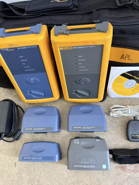 Fluke DSP-4300SR/DSP-4000SR Smart Remotes with Case and Accessories