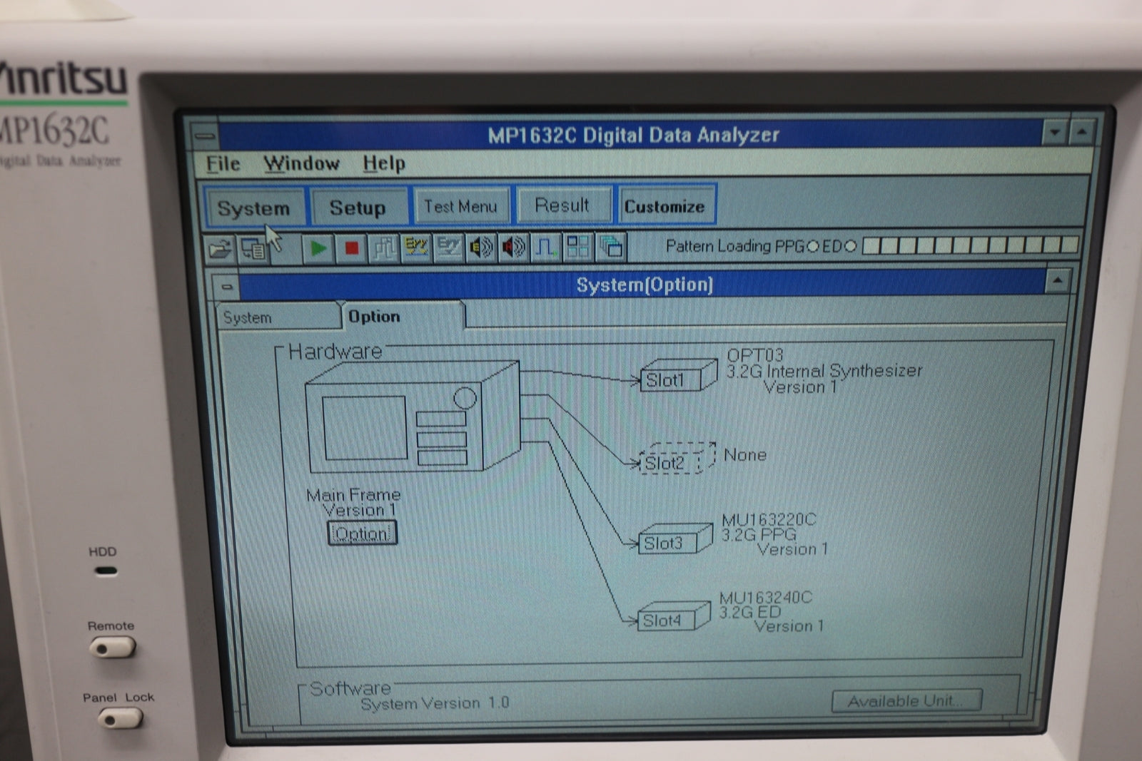 Anritsu MP1632C Digital Data Analyzer