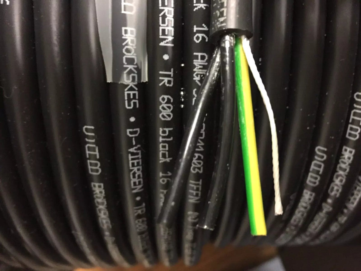 16AWG/3C 90°C Oil & Sunlight Resistant Flexible Tray Cable 150ft