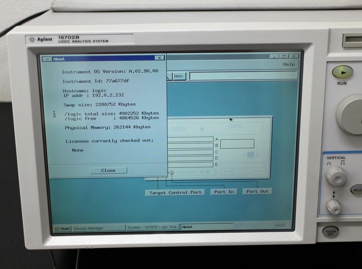 Agilent 16702B /003 Logic Analyzer Main Frame