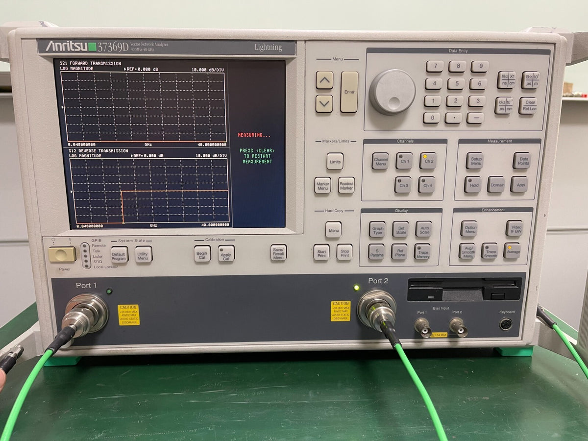 Anritsu 37369D 40MHz to 40GHz Vector Network Analyzer w/ options