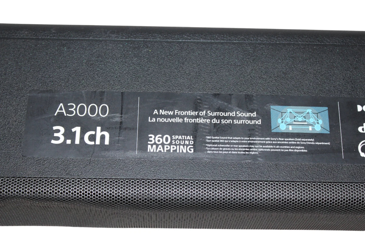 Sony HT-A3000 3.1ch Dolby Atmos SOUNDBAR Only - Free shipping