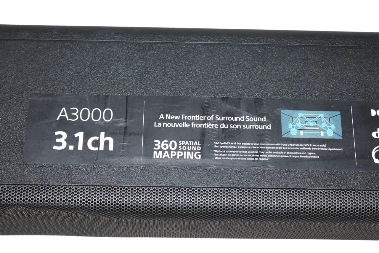 Sony HT-A3000 3.1ch Dolby Atmos SOUNDBAR Only - Free shipping
