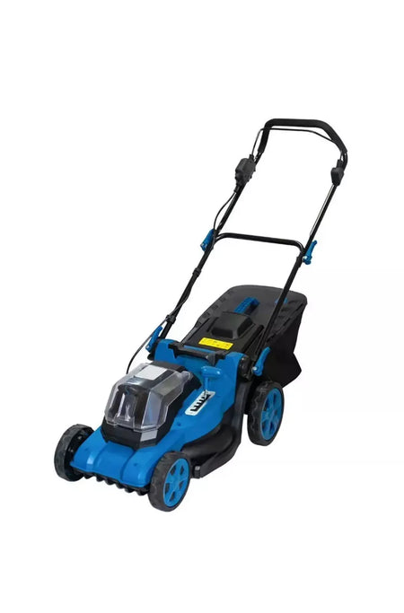 Electric Cordless Hand Push Lawn Mower Grass Box for Home Use