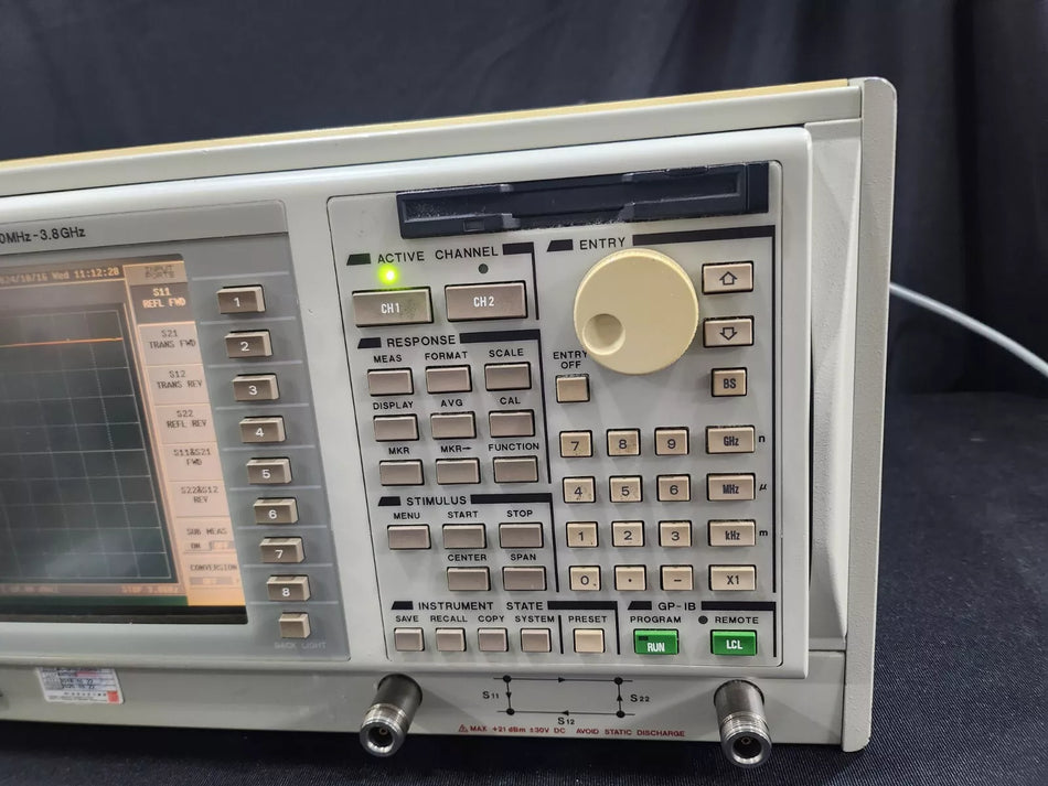 Advantest R3765CH Network Analyzer 40MHz-3.8GHz (0110)