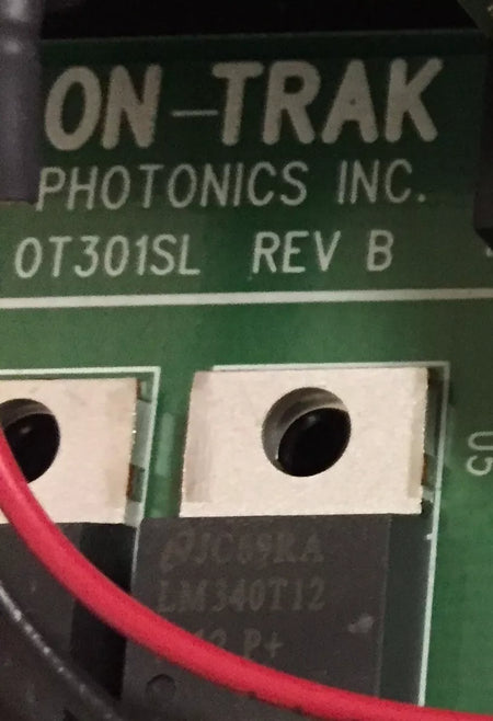 On-Trak OT-301SL Position Sensing Amplifier with Camera & SCA814 Servo Controlled