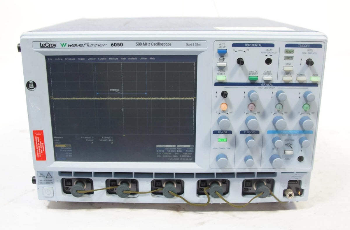 LeCroy WaveRunner 6050 4Channel 500MHz 5GS/s Oscilloscope AS-IS
