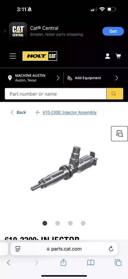 CAT 610-2300 Diesel Injector (New Sealed)