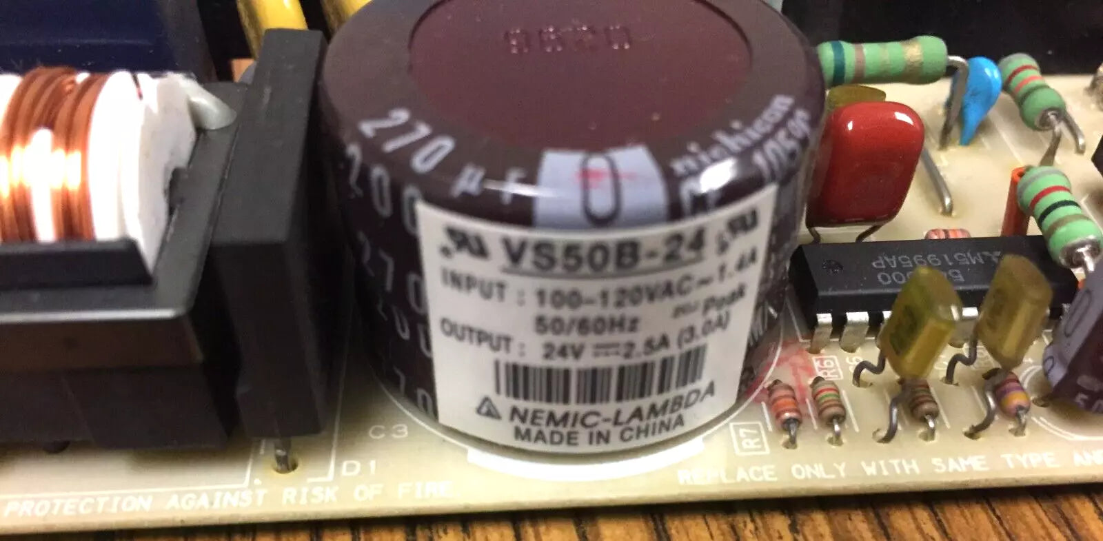 Nemic Lambda PWB599A Printed Circuit Board & Power Supply