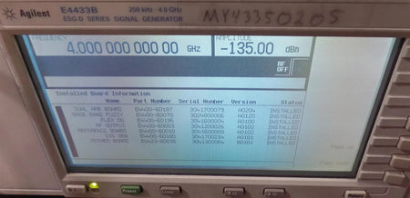 Agilent E4433B 250 kHz - 4.0 GHz ESG-D Series Signal Generator - Free Shipping