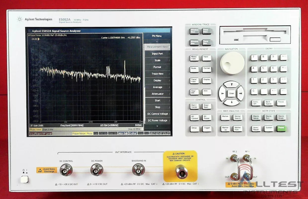 Agilent E5052A Signal Source Analyzer 10 MHz to 7 GHz Calibrated