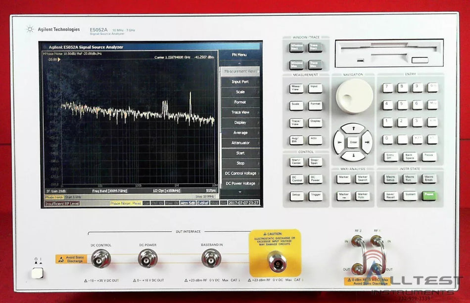 Agilent E5052A Signal Source Analyzer 10 MHz to 7 GHz Calibrated