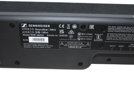 Sennheiser AMBEO Soundbar Mini SB02S - Free Shipping