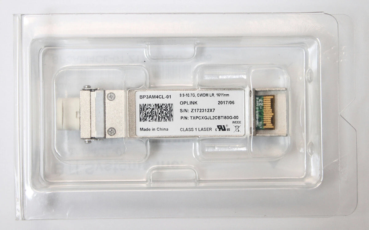BTI BP3AM4CL-01 XFP Transceiver 9.9-10.7G CWDM LR, Ch#1, 1611nm TXPCXGJL2CBTI80G