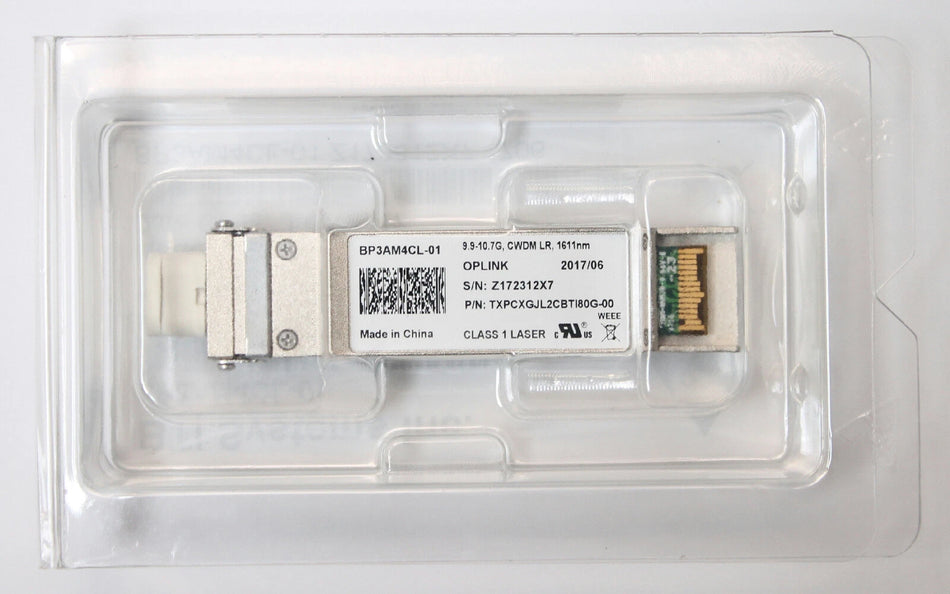 BTI BP3AM4CL-01 XFP Transceiver 9.9-10.7G CWDM LR, Ch#1, 1611nm TXPCXGJL2CBTI80G