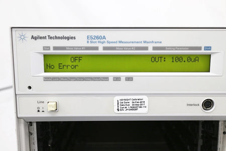 Agilent E5260A IV Analyzer 8-Slot Mainframe