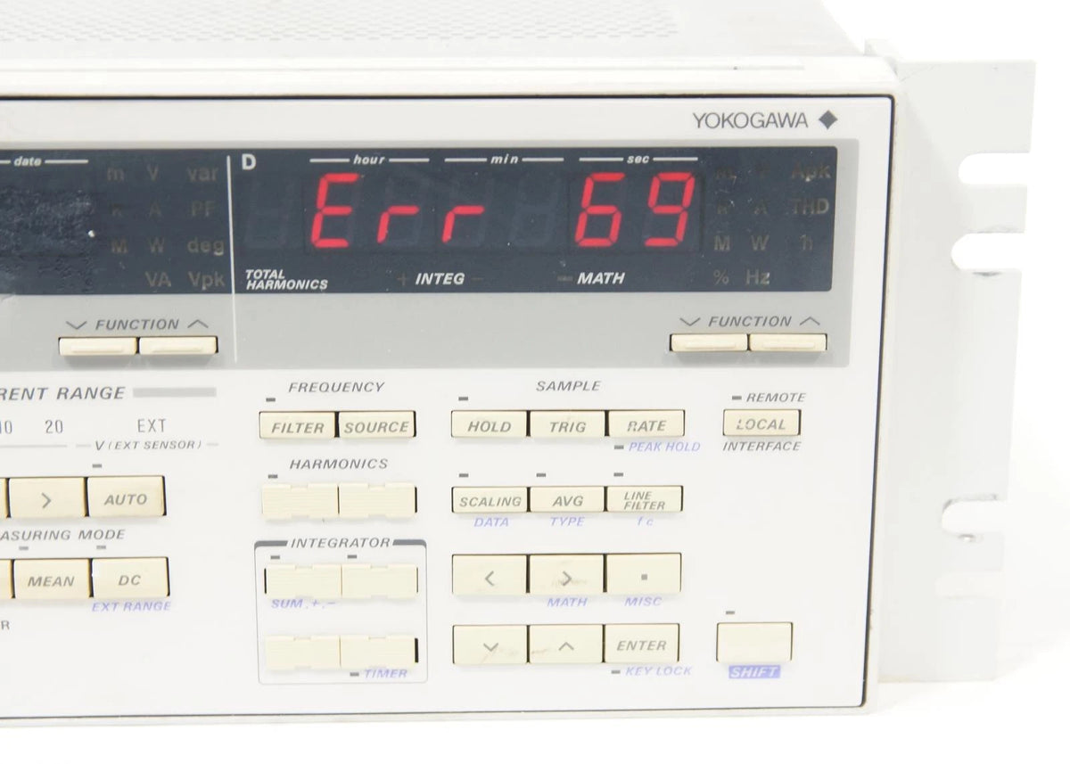 Yokogawa WT1010 Digital Power Meter Model 253610 Signal Multi-Meter
