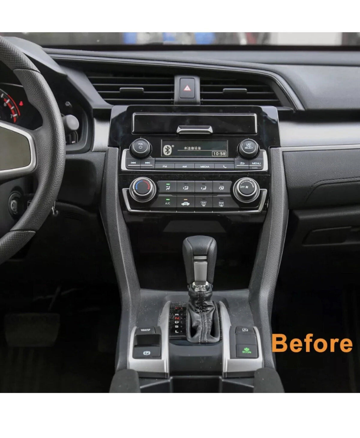 Tesla Screen Carplay 10.4-Inch Android 13 Car Radio for Honda Civic 2016-2022