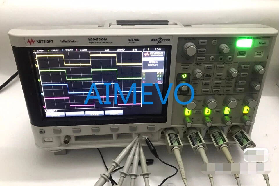 Keysight Agilent MSOX3054A 500 MHz 4 GSa/s 4 Channel Mixed Signal Oscilloscope