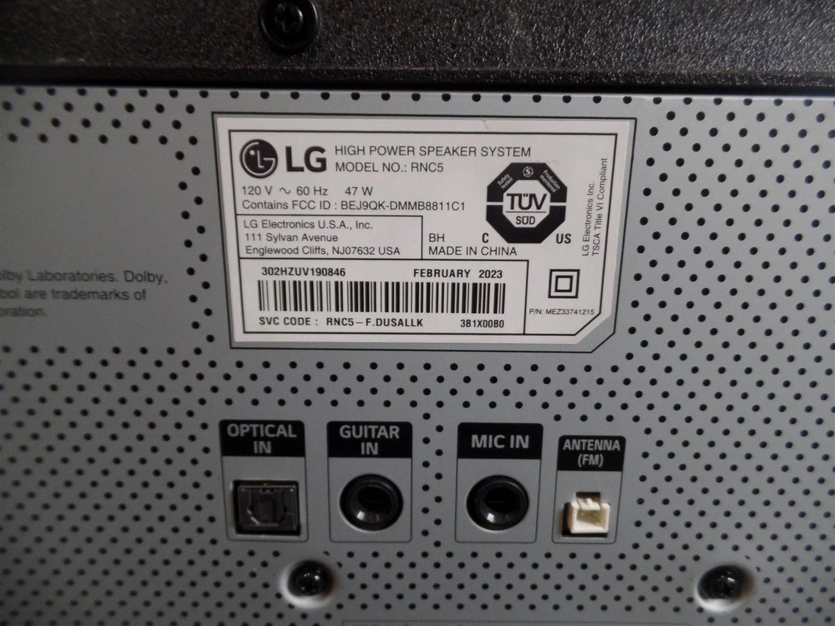 LG RNC5 XBOOM Audio System with Bluetooth & Bass Blast - Free Shipping