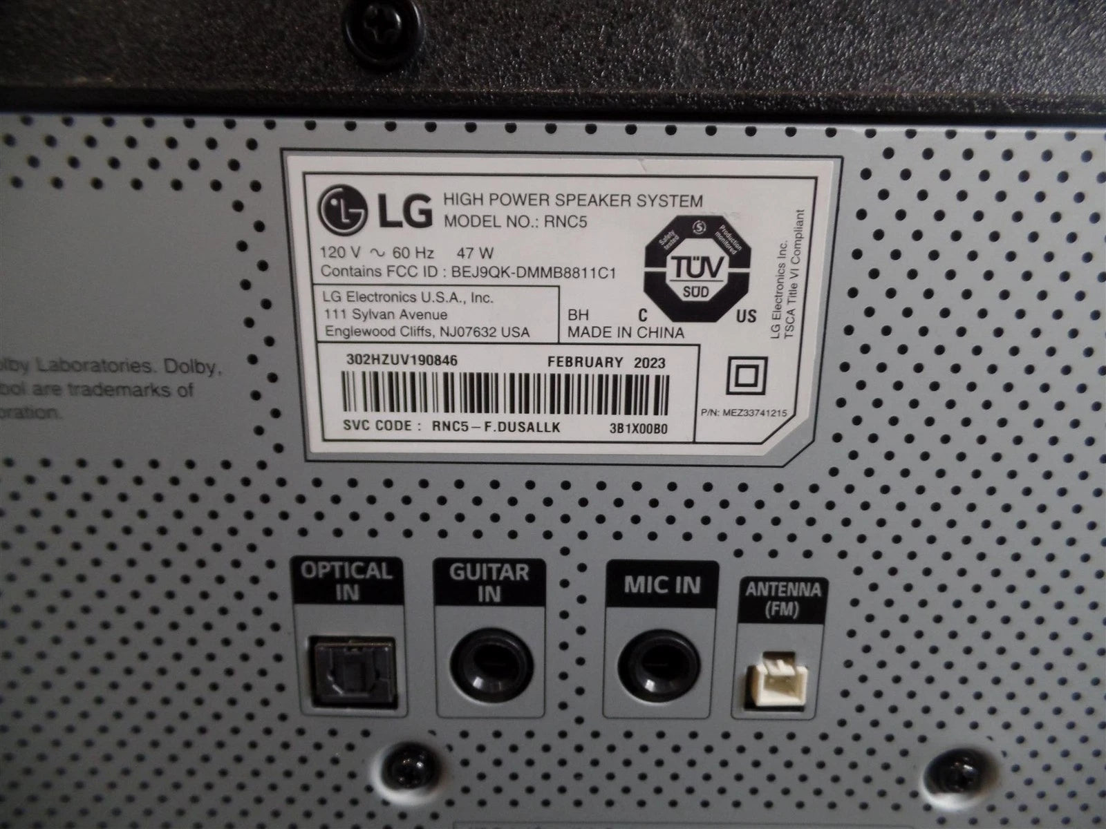 LG RNC5 XBOOM Audio System with Bluetooth & Bass Blast - Free Shipping